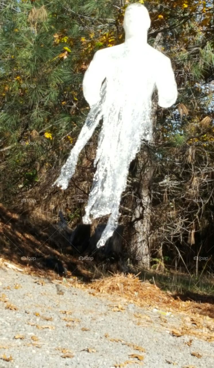 my cellophane man. Halloween decoration