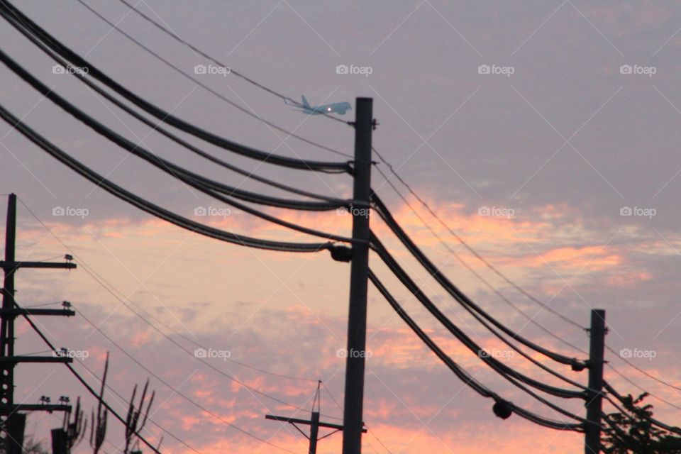 Wire, Voltage, Electricity, Sky, Power