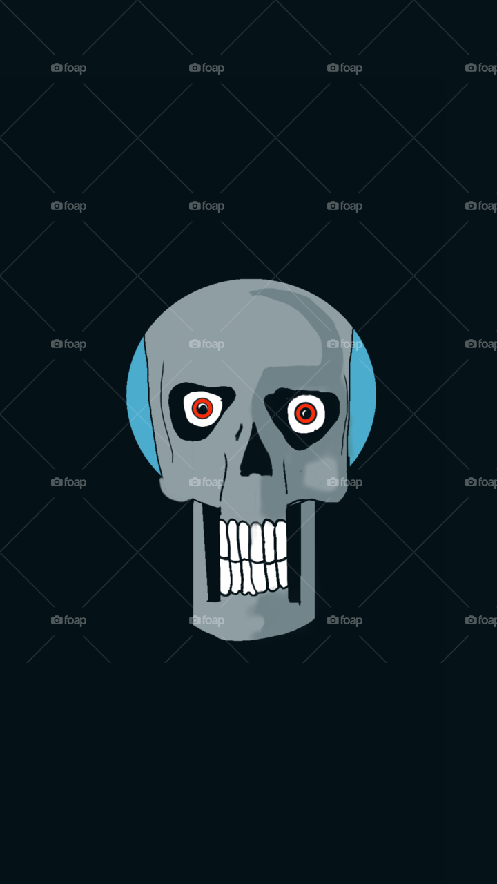 skull, cranium, death's-head