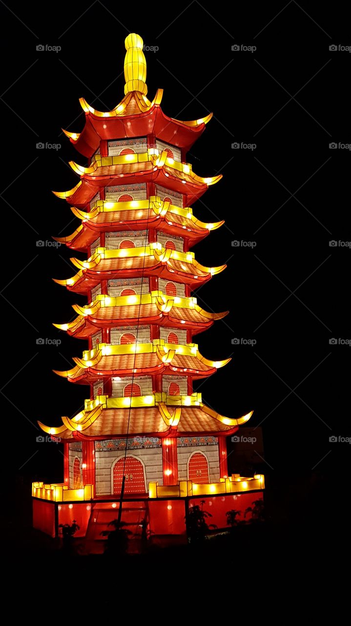 pagodas  of light