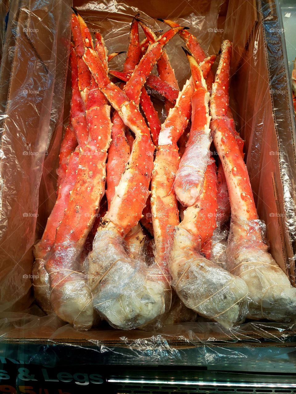 Pile of crab legs