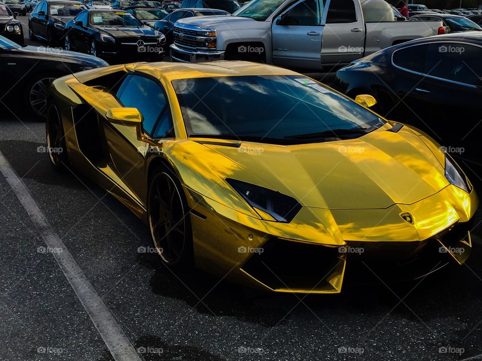 Gold Car 