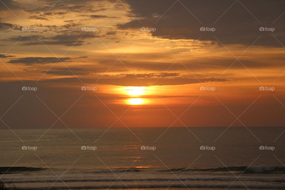 Sunrise on Praia do Santinho, Florianopolis 