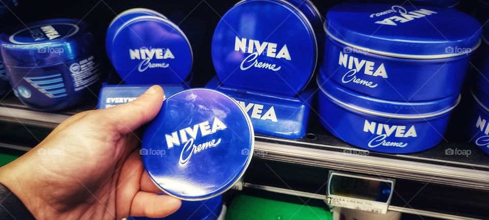 Nivea Creme Tin and Nivea lotion