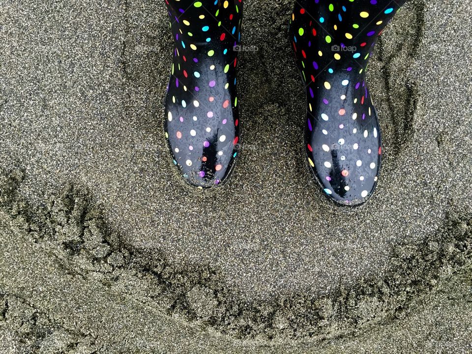 These boots were made for beach hiking! 