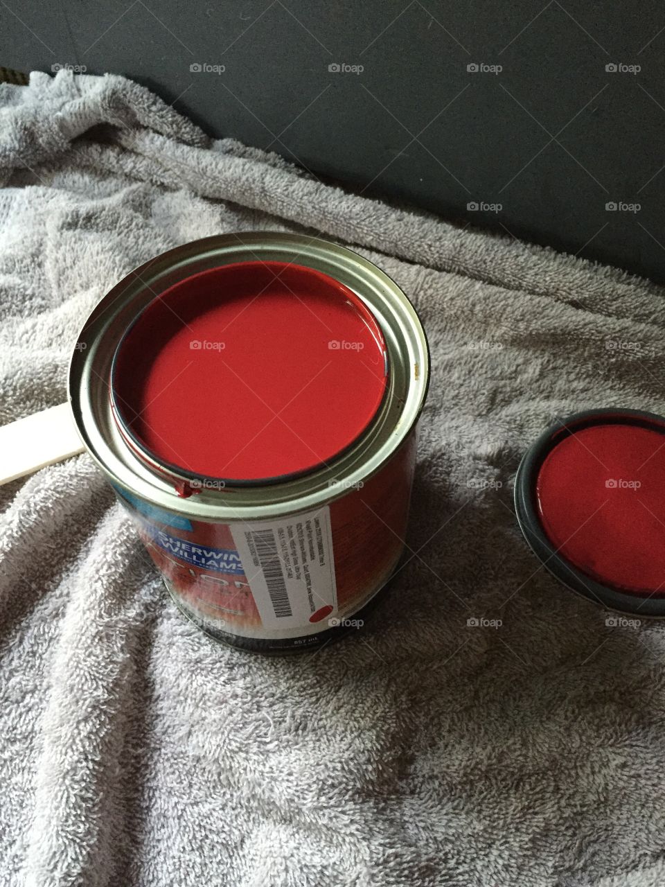 Paint color. Beautiful red paint color 