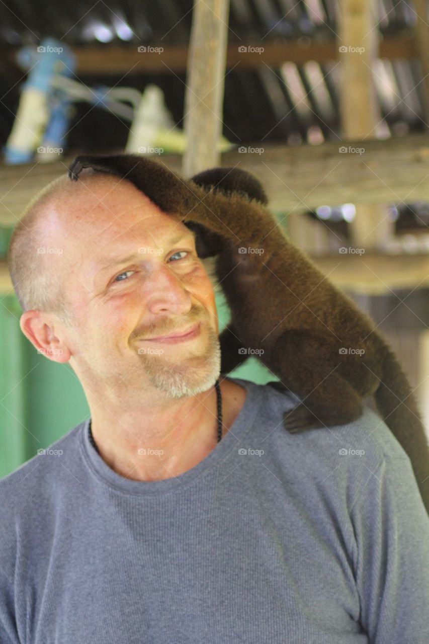 He's got a monkey on his back