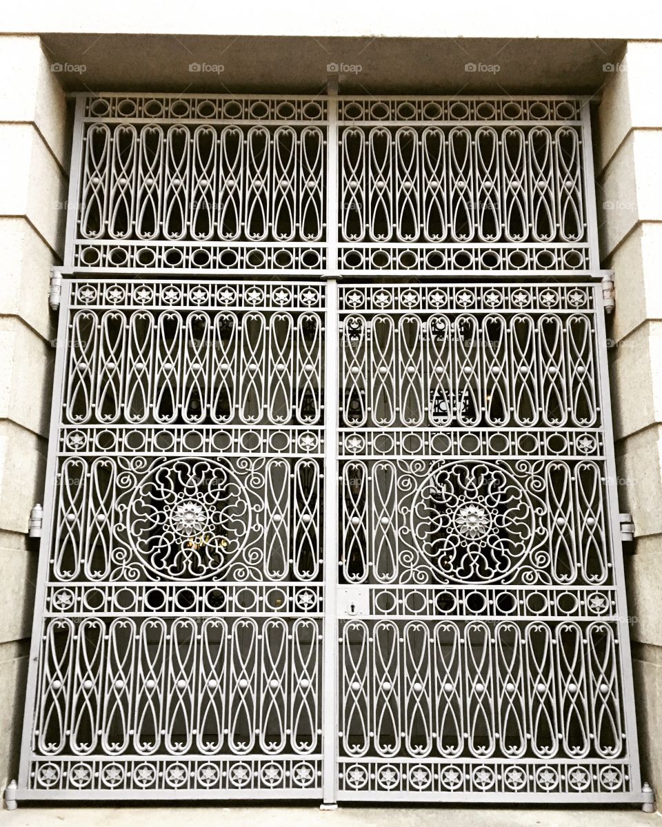 Ornate gated entrance 