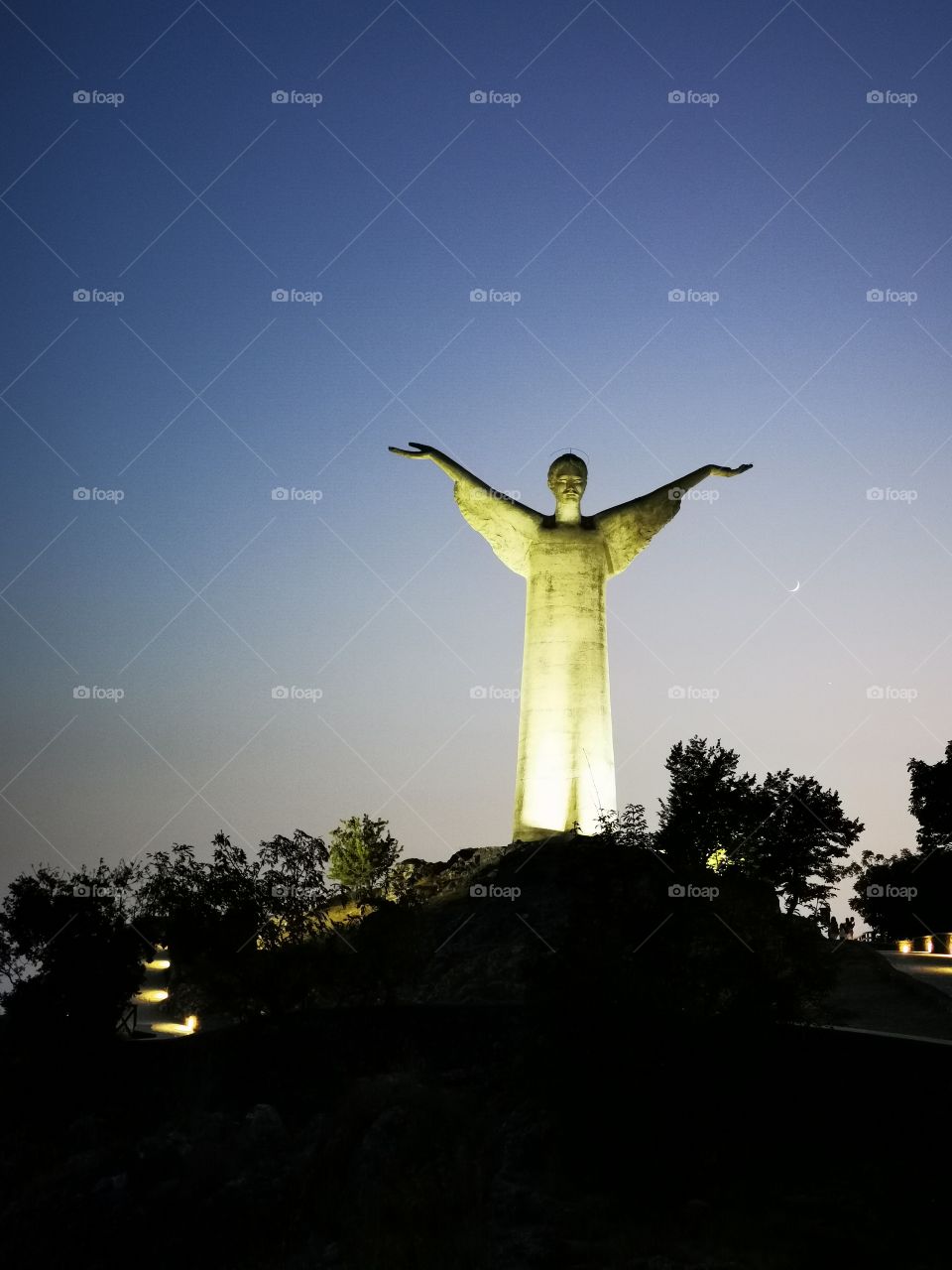 Gesù cristo statuetta a Maratea