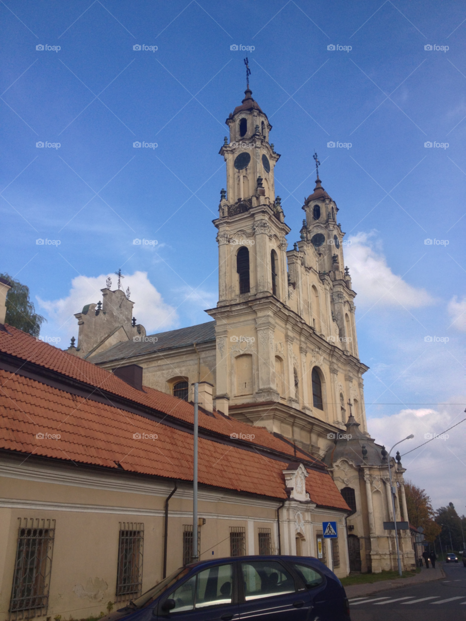 vilnius church building architecture by penguincody