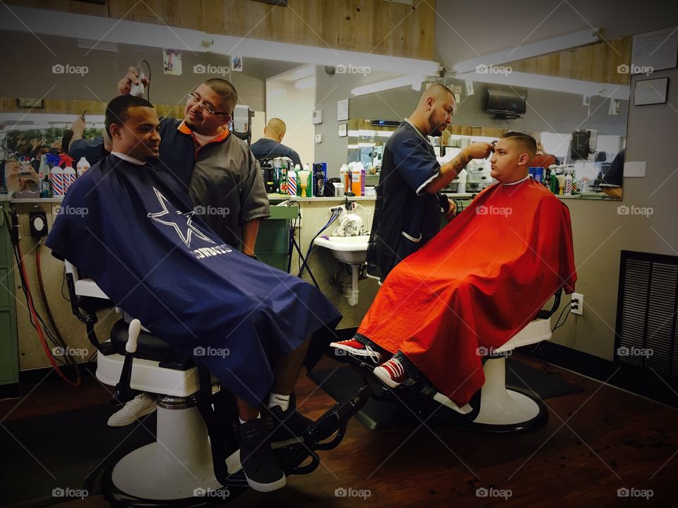 Dueling barbers