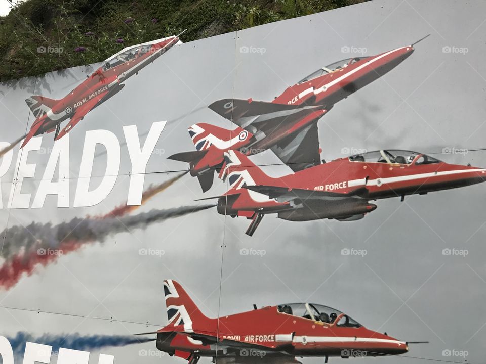 Yes they are coming in 2018, fabulous advertising material, promoting the return of the incredible “Red Arrows” Long may they fly and entertain us with their stunning air displays.