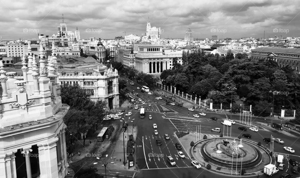 View of a madrid city