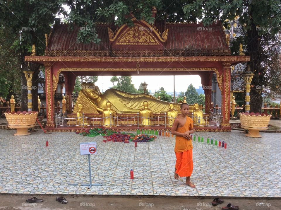 Cambodia. Sihanoukville. Wat Krom.