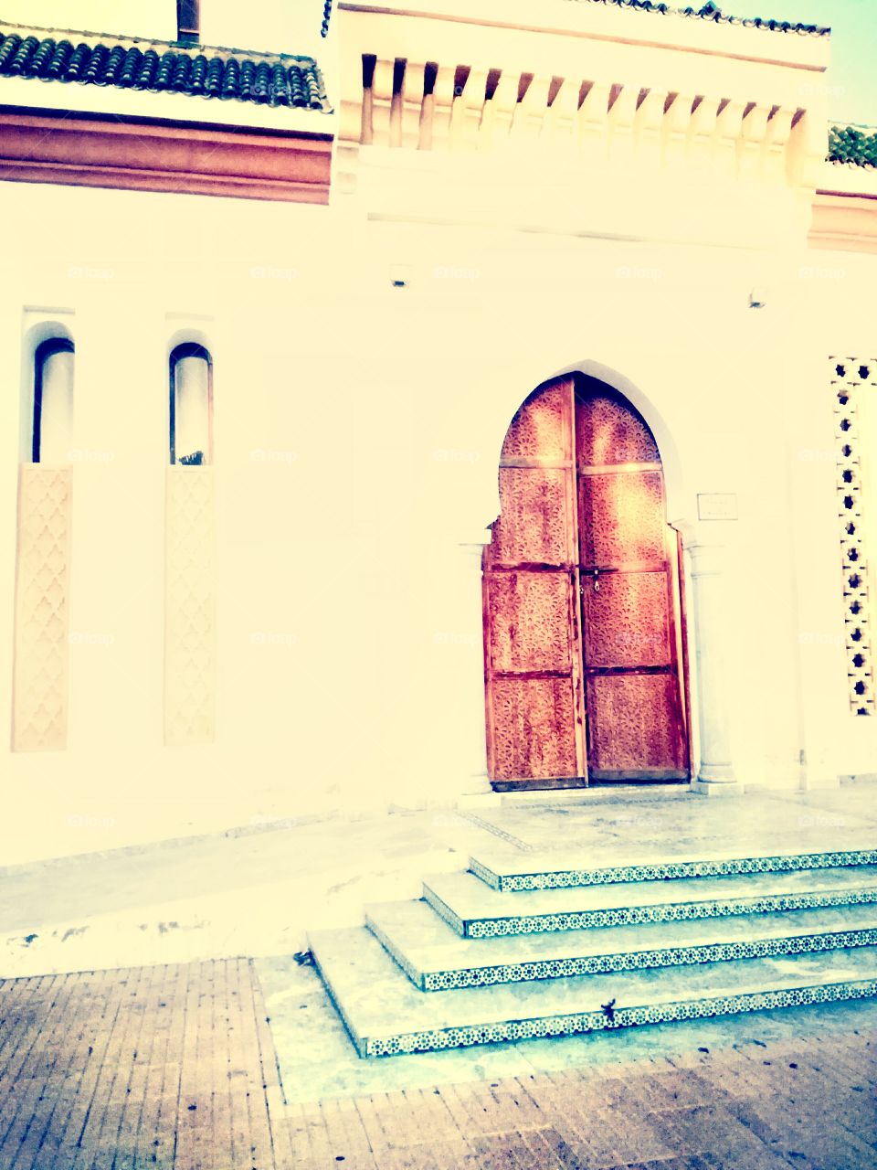 front of the mosk desinged by me