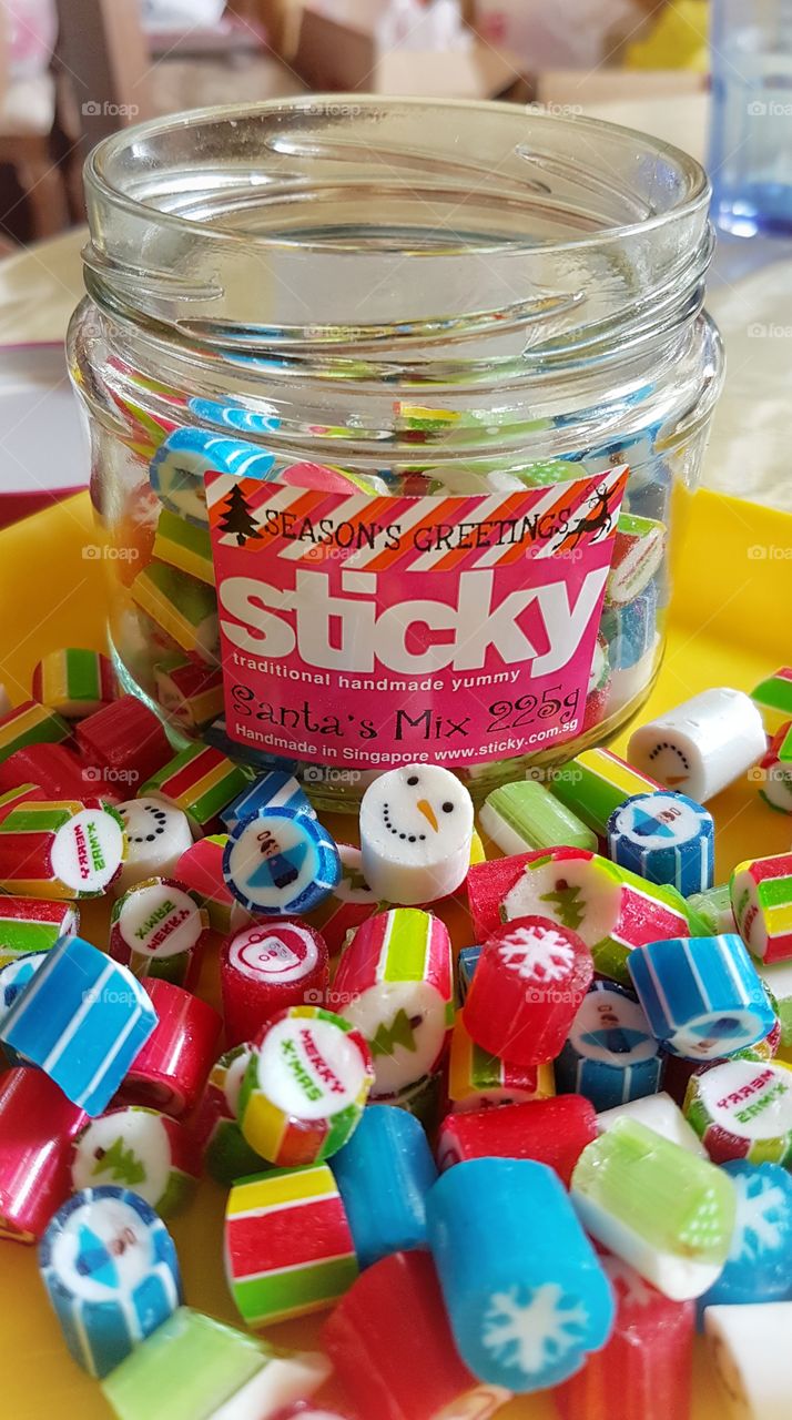 sticky christmas candies