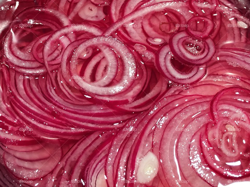 Close-up of pickled onion