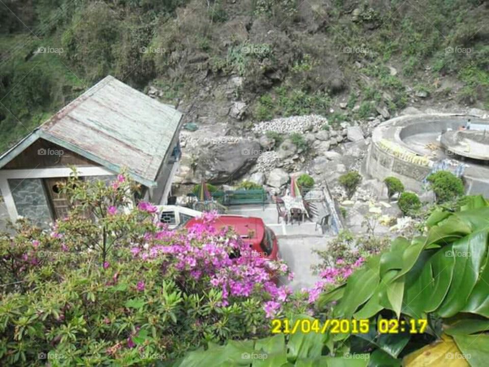 House on the hill side