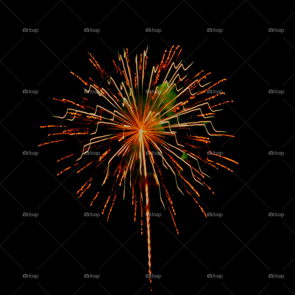 Here, over the Gulf of Mexico, a barrage of missiles designed to explode in a controlled way explode with brilliant red, orange, yellow, green, blue and purple colors! Thousands of people across the United States will be celebrating Independence Day on July 4th by attending firework displays!