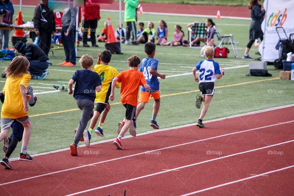 Running kids