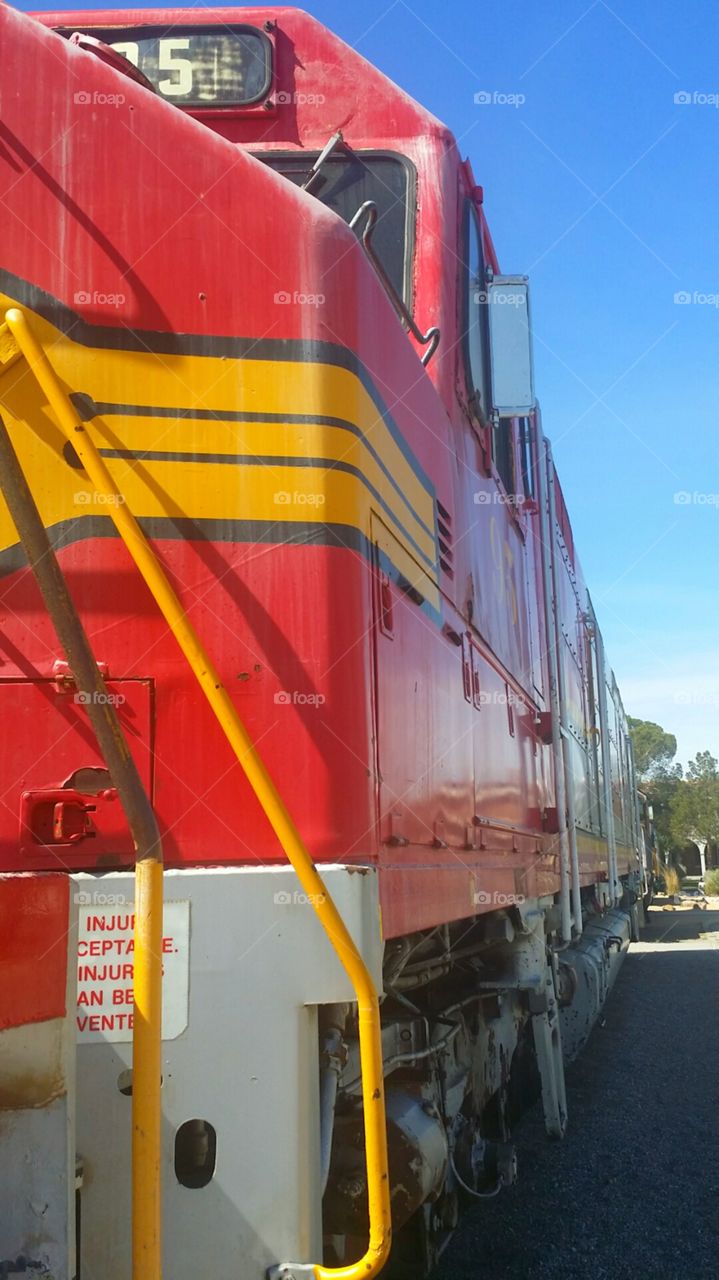 Santa Fe Train in Barstow