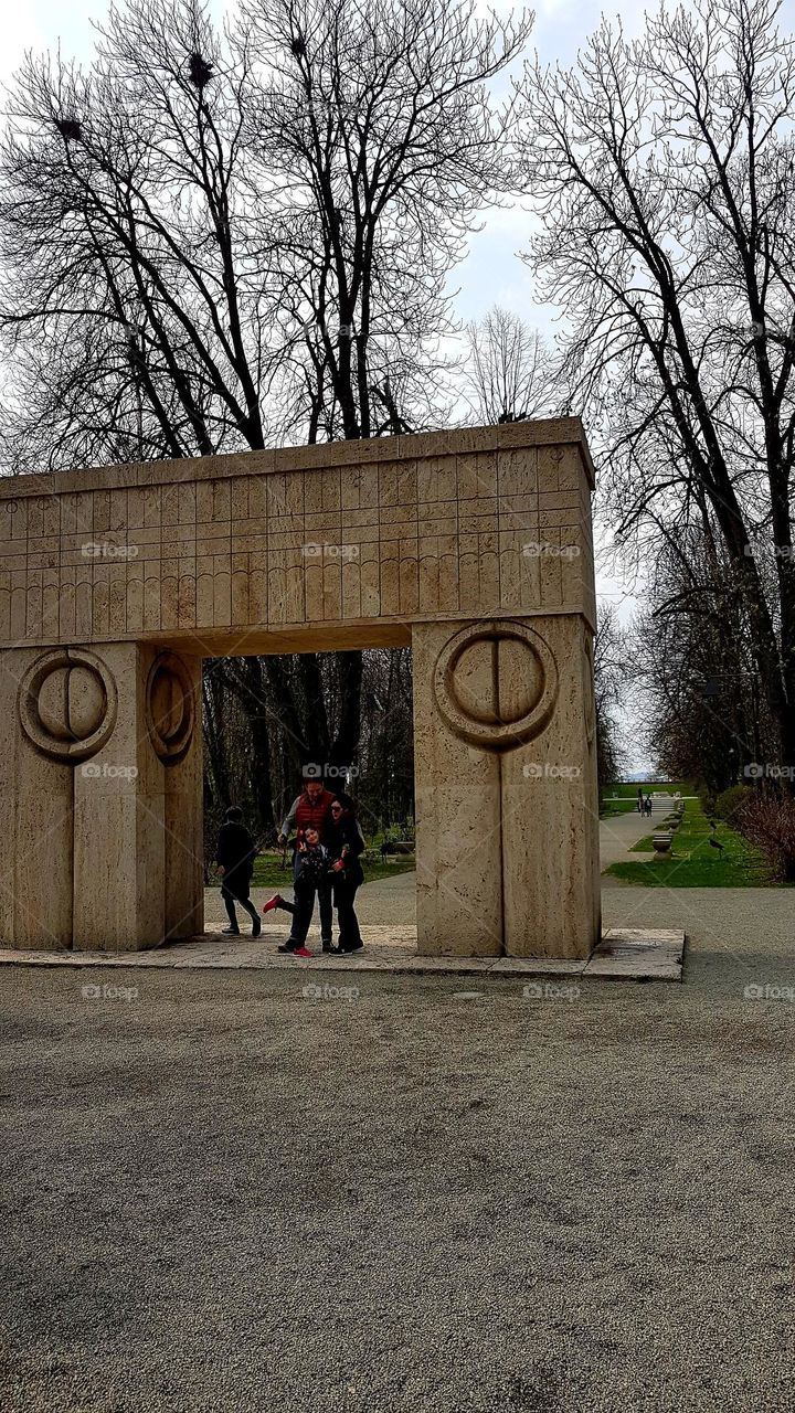 the Gate of the Kiss, Targu Jiu, Romania