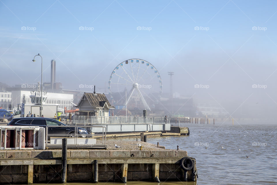 wheel in the fog