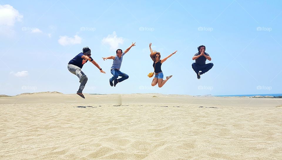 jump shot with friends