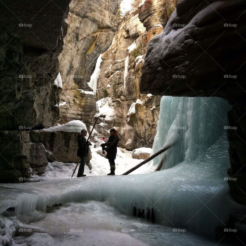Canyon icewalk