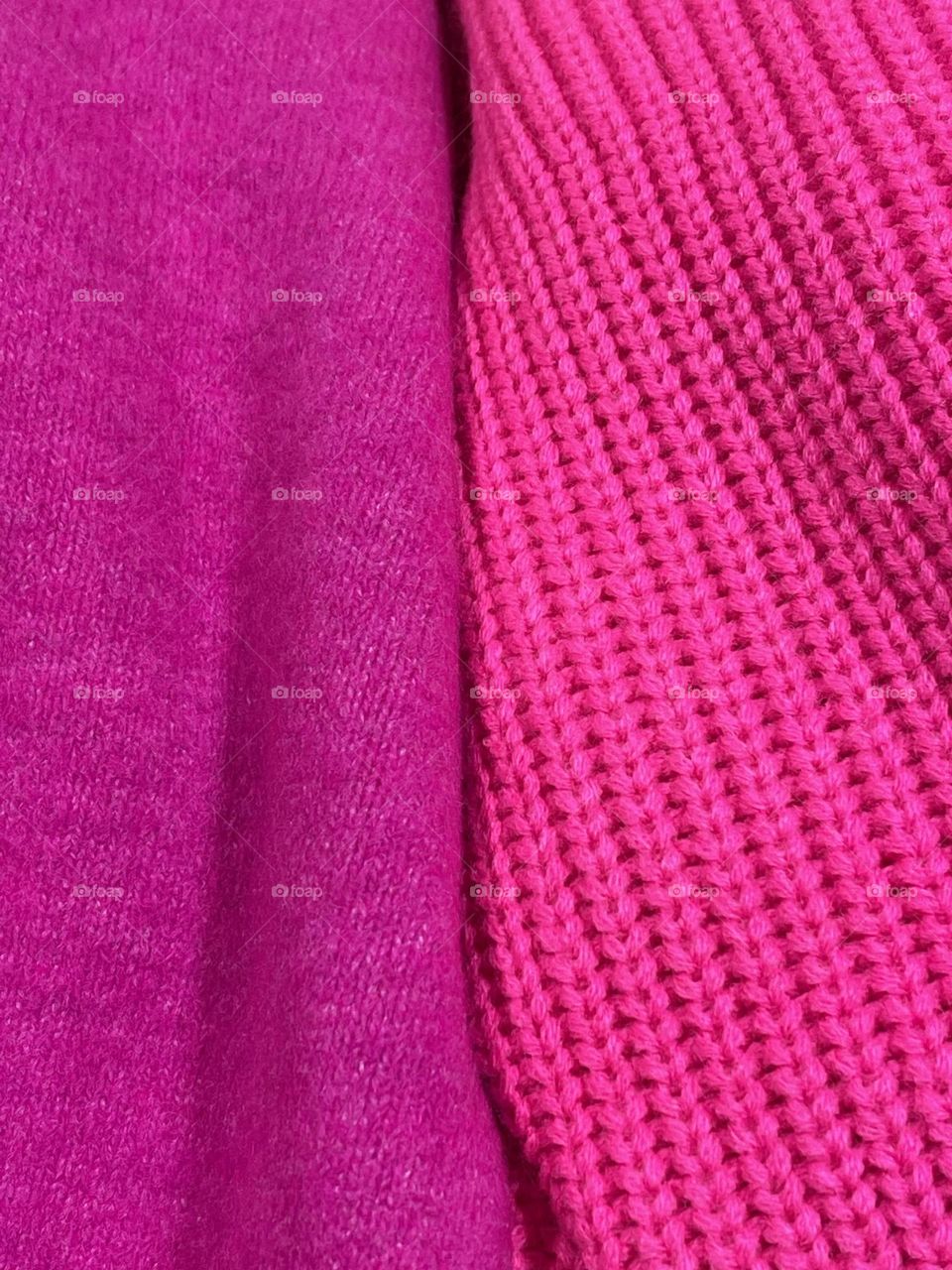 Fuchsia wool fabrics close up, vivid colors, pinkish colors, fuchsia fashion items 