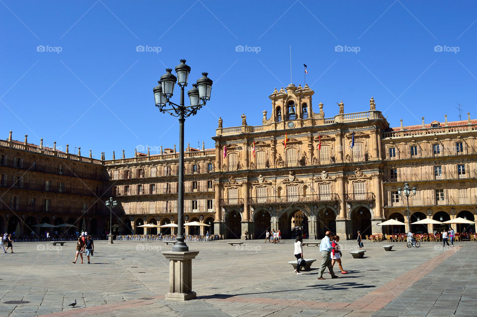 Plaza Mayor de Salamanca is not only the most popular meeting place in the city but also an amazing example of Spanish architecture.