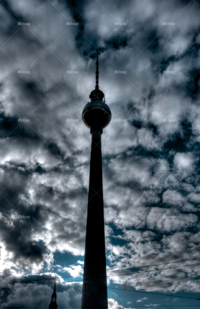 berlin germany tower silhouette by roflcopter944