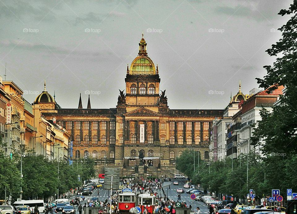 National Museum from Wenceslas Square