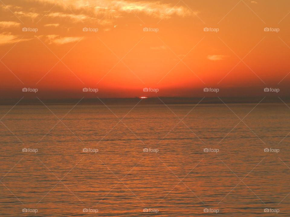 Sunset, Water, Dawn, Evening, Dusk