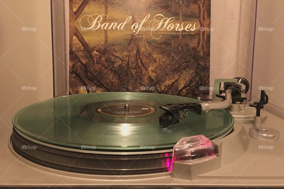 Band of Horses on vinyl. 