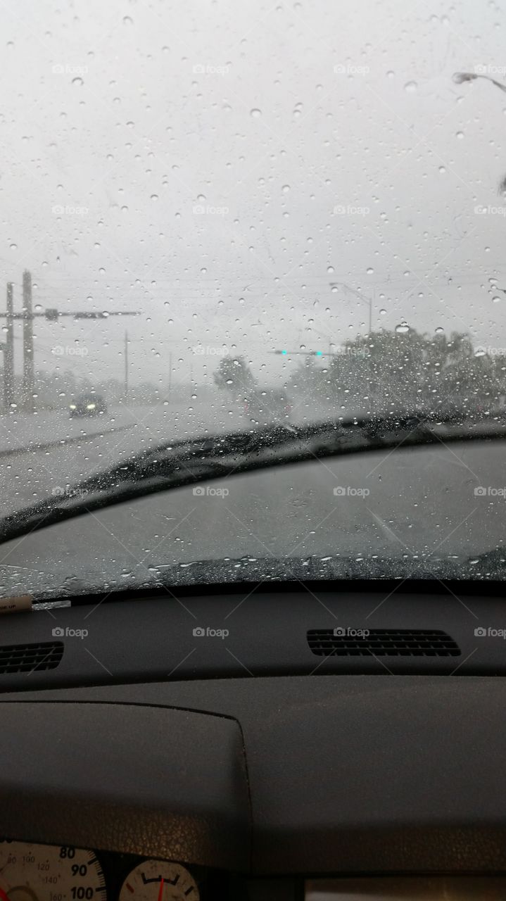 Car, Rain, Winter, Vehicle, No Person