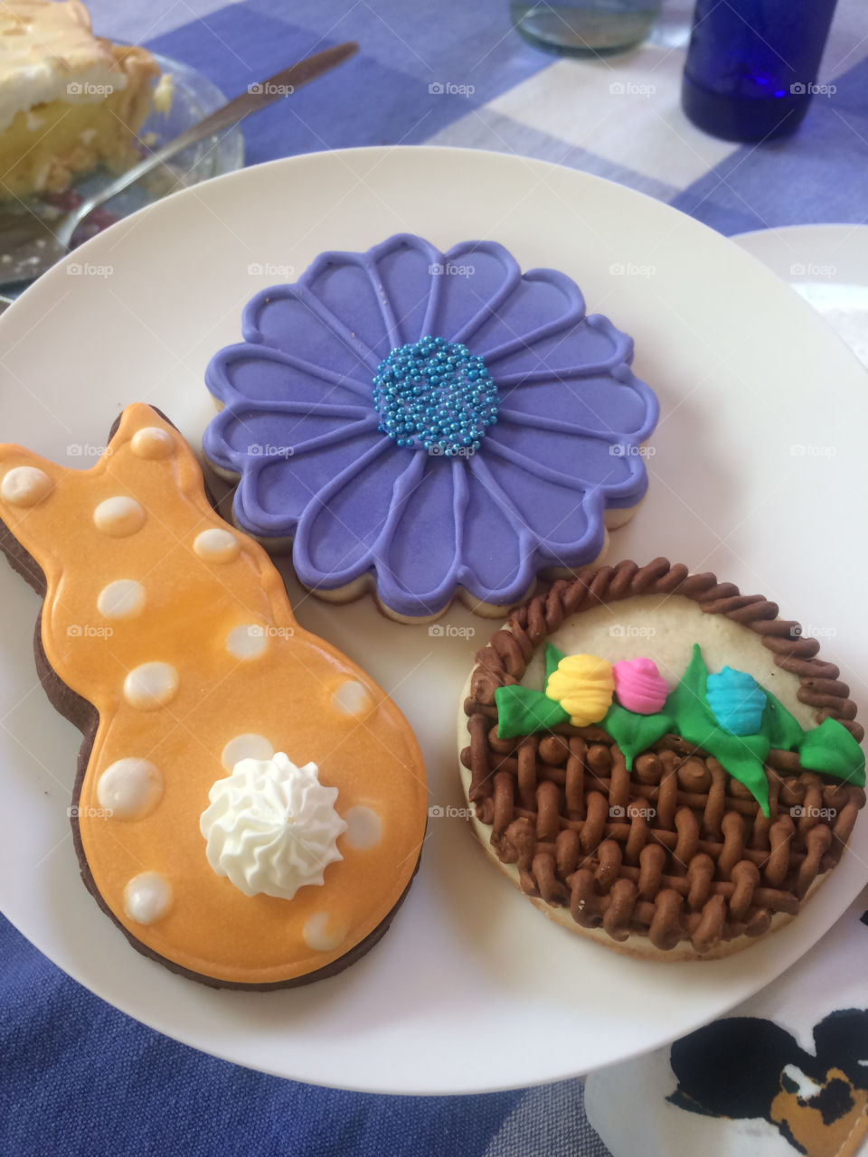 Easter cookies.