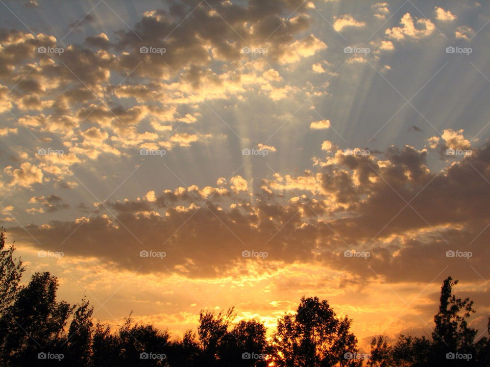 light sunset cloud by 8mmmemory