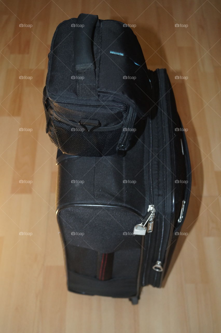 packed and ready to leave