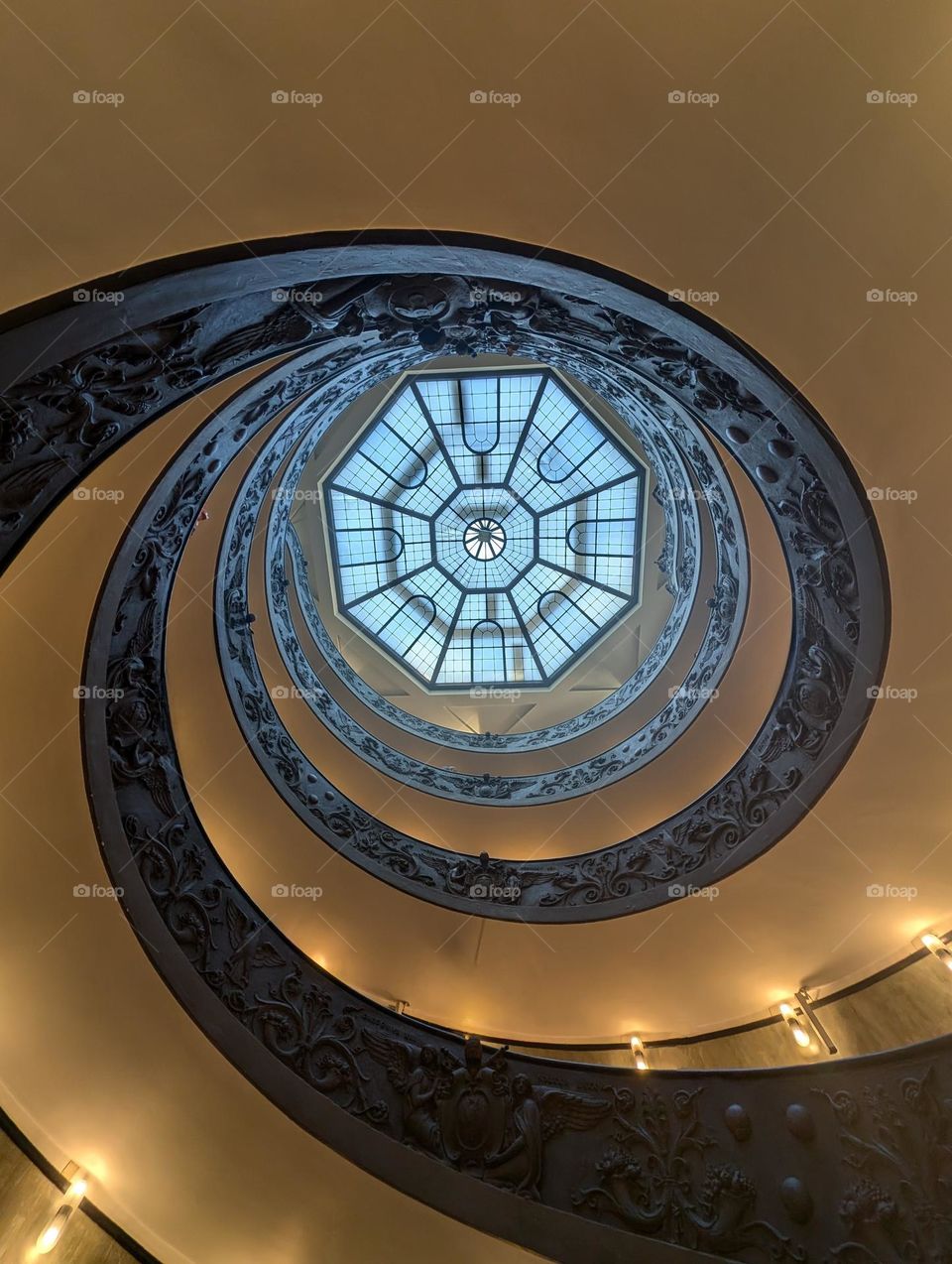 Vatican museum famous duble helix stairs