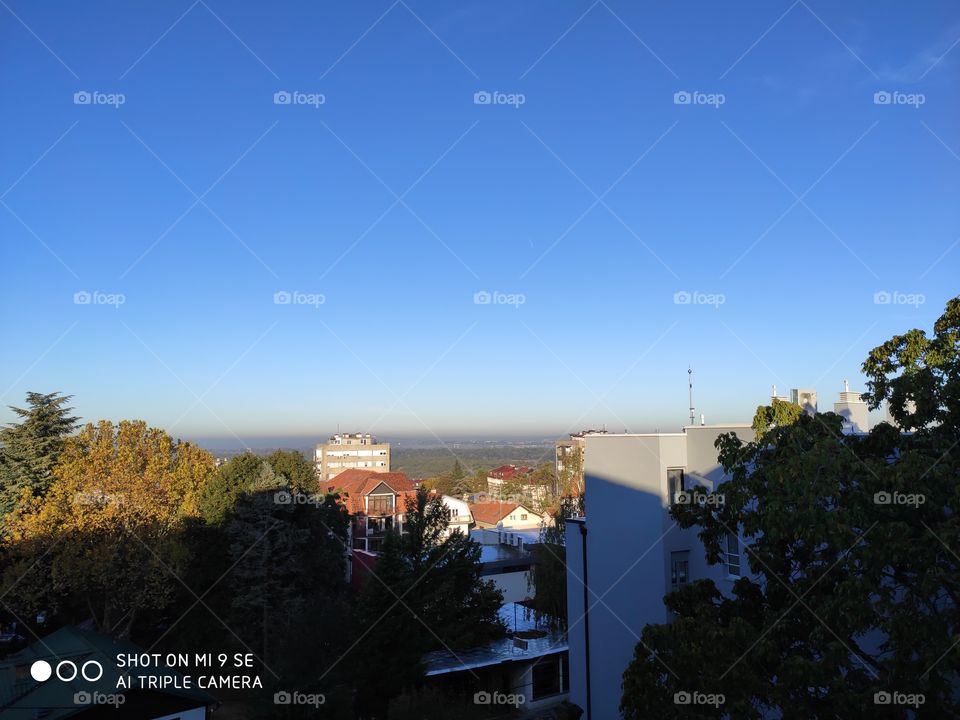 Afternoon scenery from the balcony