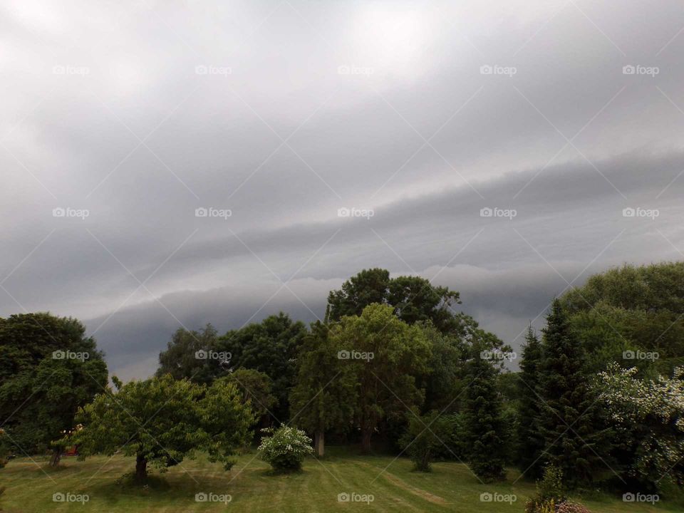Regenwolken ziehen auf
