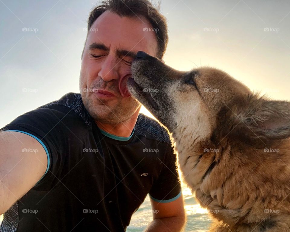 Funny moment with cute dog 