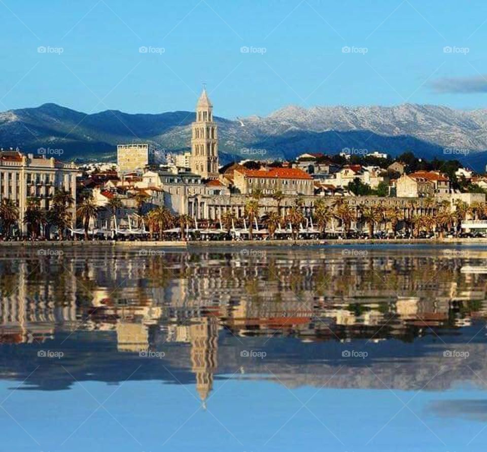 Split city from croatia