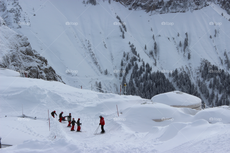 rochers-de-naye snow winter mountain by Elina