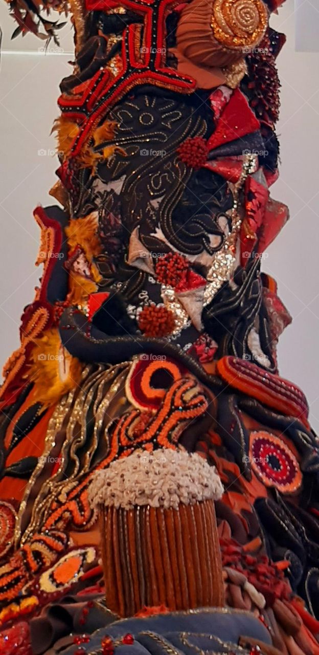 Cloth Tree Branch in perspective