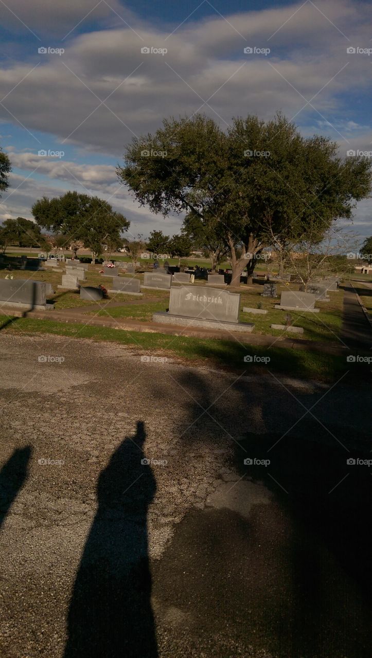 Cemetery in Weimar,TX.