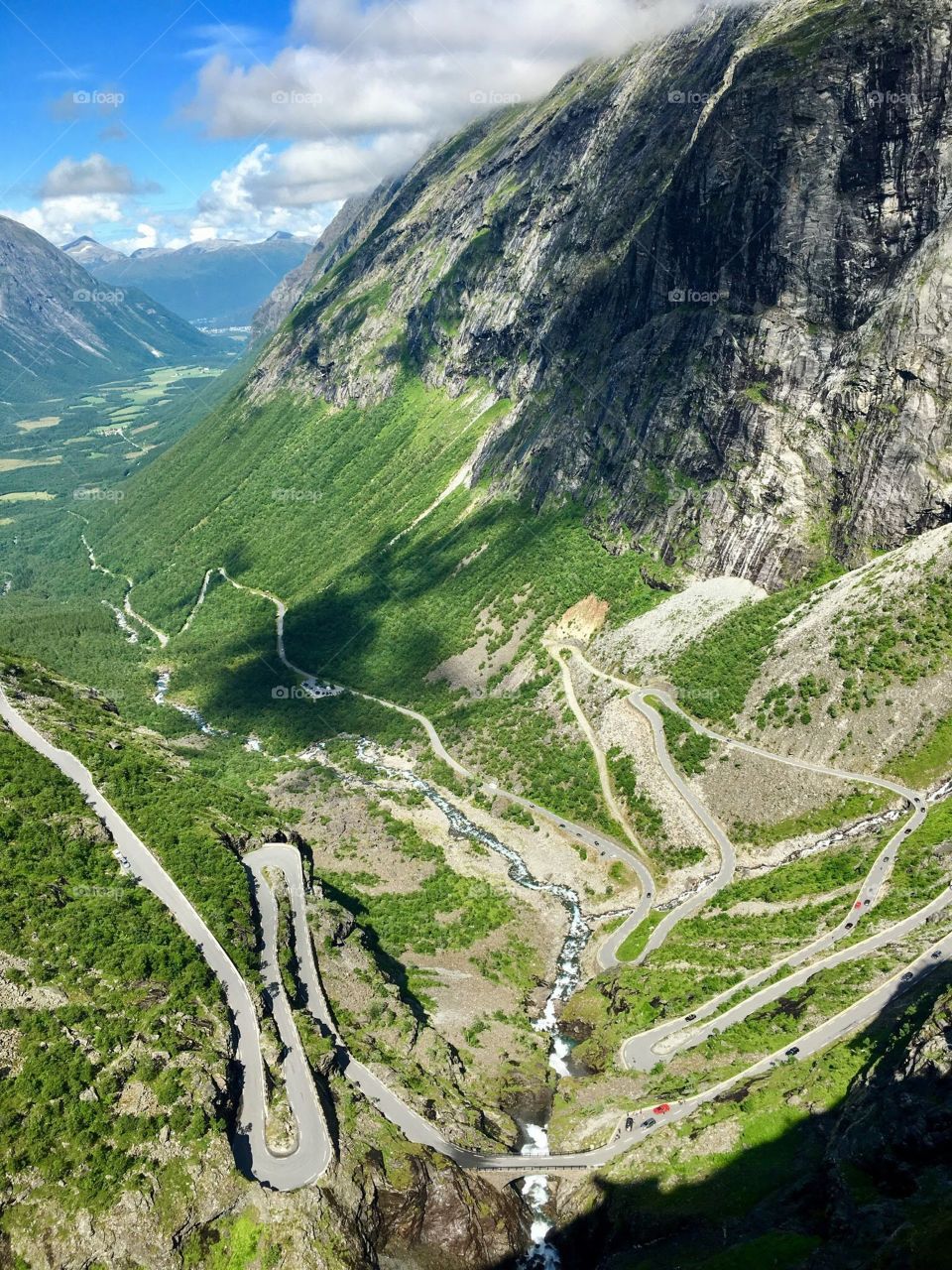 Trollstigen from above.