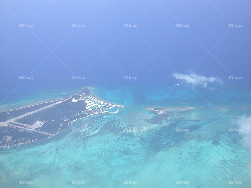 Bahamas from above