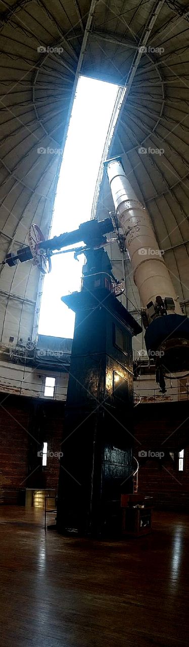 World's largest refracting telescope, Yerkes Observatory, Williams Bay, WI